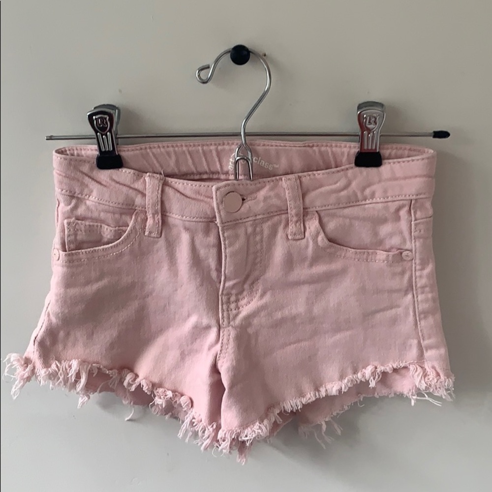 Pink Art Class Cut Off Shorts